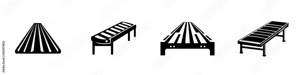 Poster vector illustration of musical instruments depicting various shapes and structures suitable for a gr
