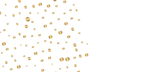 Golden Sparkles and Glimmering Dots Gently Floating Against a Clear White Canvas. Falling Golden Sparkles and Dazzling Glitter Confetti Drifting Gently Over a Transparent White Background, 