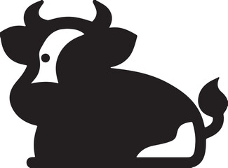 Cow simple icon. Vector ICON all icon Viktor.