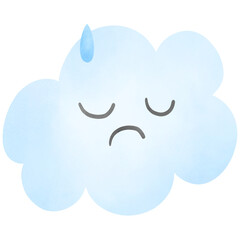 Cloud Emoji Clipart Collection