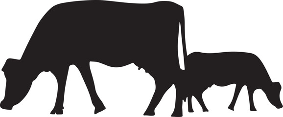 Cow simple icon. Vector ICON all icon Viktor.