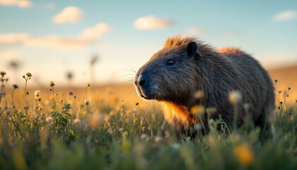 Capybara in natural landscapes across seasons and serene outdoor settings