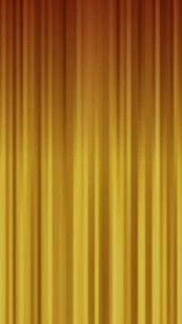 揺れる舞台カーテン背景のループ動画（ゴールド）【縦長ビデオ】