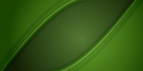 Fototapeta premium Green shade geometric abstract background with decorative diagonal lines. Modern futuristic technology background. vector illustration