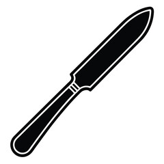  butter knife vector illustration