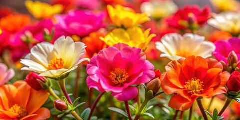 Portulaca Grandiflora Flowers - Beautiful Blooms