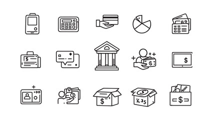 Revenue Stream line art illustration showing growth and expansion concepts