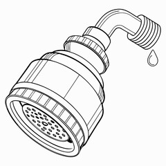 illustration of a faucet