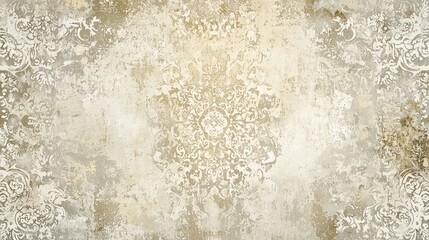 Aged ornate wall decor, vintage design
