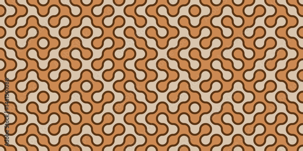 Aufkleber abstract textile round dot and circle meatball ornament repeat element fabric blob grid metallic mos