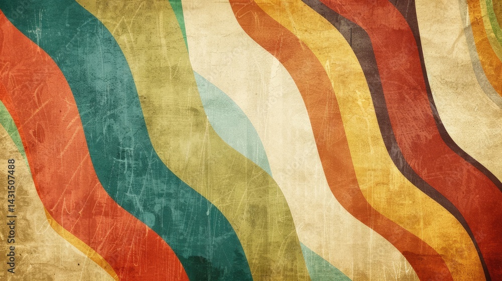 Poster grunge abstract background with overlapping colorful shapes and textures. background image of vibran