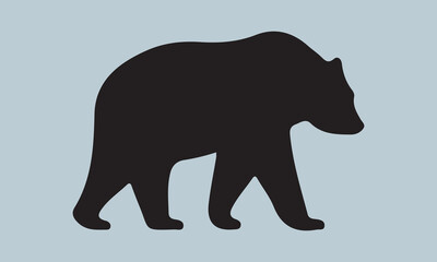 bear silhouette vector