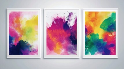 Abstract colorful painting