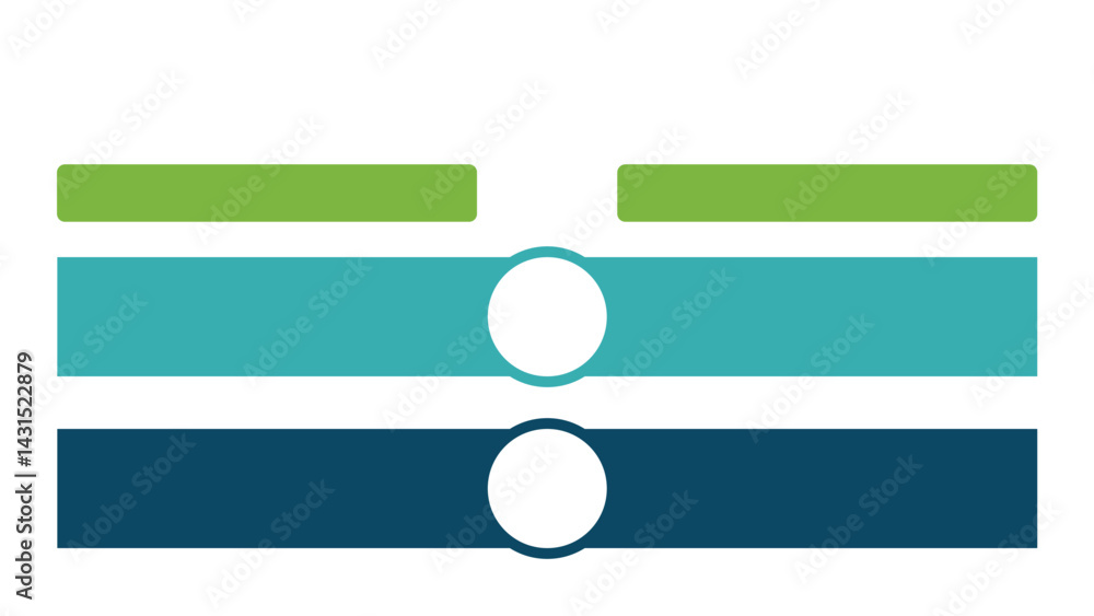 Canvas Prints current vs future state infographic vector fully editable.