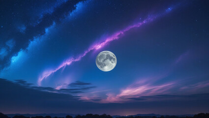 Obraz premium moon and stars
