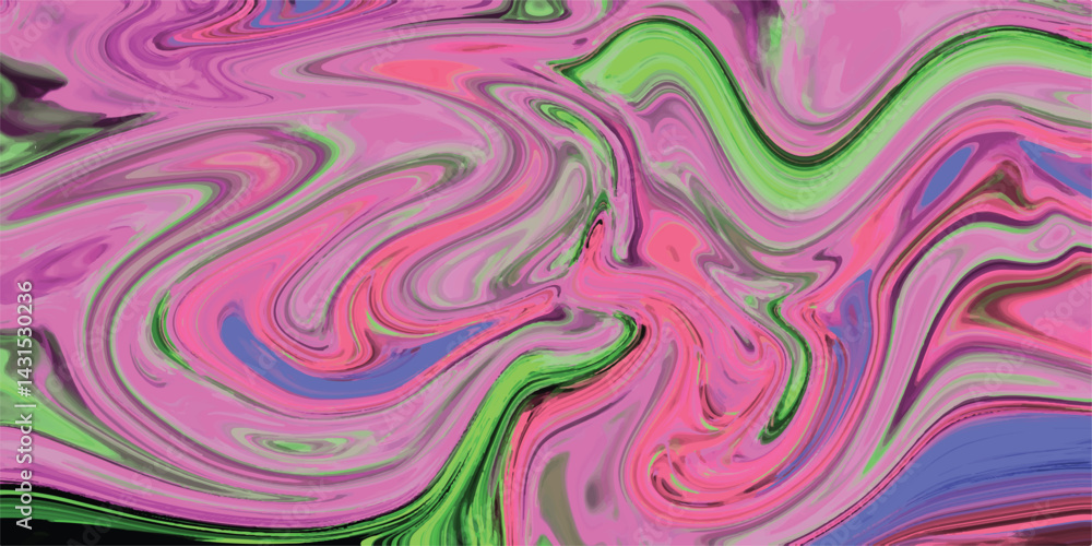 Poster abstract color flow gradient background. liquid marble art texture. abstract flowing iridescent wall