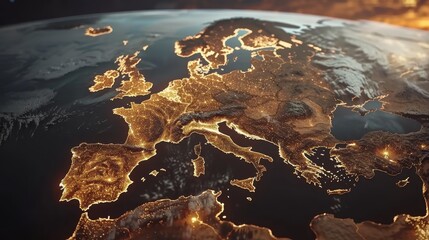 Digital mapping of the eu network for data and business exchange across western europe