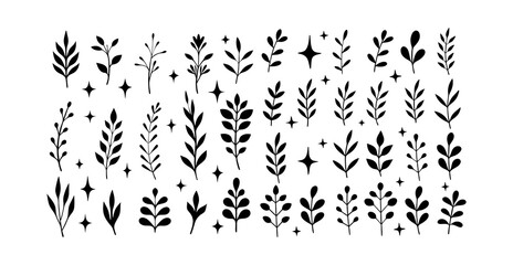 Elegant Black and White Line Art of a Woman's Face with Floral Elements – Modern Minimalist Portrait Illustration for Home Décor, Prints, and Graphic Design