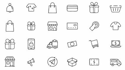 e commerce set of web icons in line style  online  (1).eps