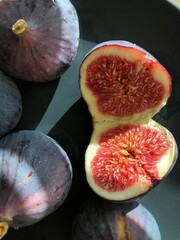 fresh figs on a plate