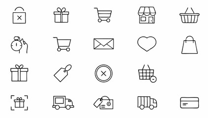 e commerce set of web icons in line style  online  (2).eps