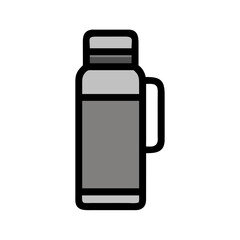 Gray Bottle Against Black Backdrop Medical and Chemical Concept