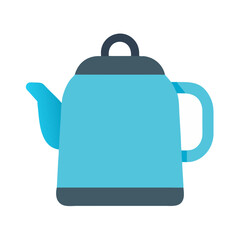 A Lovely Blue Kettle for Brewing Tea Comfortably at Home