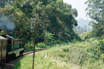 Fototapeta premium old trains of sri lanka
