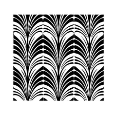 Vector gold leaves on white background isolated. Wavy drawn line branches, nature, plants luxury design elements.Modern floral art deco seamless pattern. Vector damask illustration with leaves. 