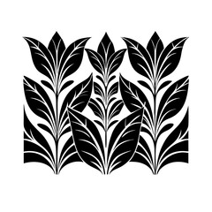 Vector gold leaves on white background isolated. Wavy drawn line branches, nature, plants luxury design elements.Modern floral art deco seamless pattern. Vector damask illustration with leaves. 