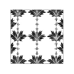Vector gold leaves on white background isolated. Wavy drawn line branches, nature, plants luxury design elements.Modern floral art deco seamless pattern. Vector damask illustration with leaves. 