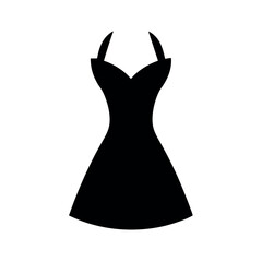 Cocktail Dress Vector Illustration