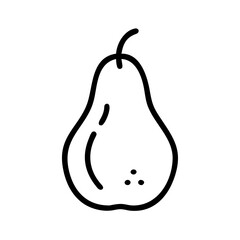 pear isolated on white background