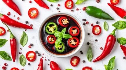 Sliced jalapenos and chili peppers are examples of fermented foods with probiotic benefits