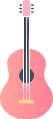acoustic guitar vector illustration