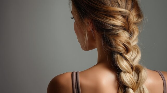 Easy French Braid for teen.