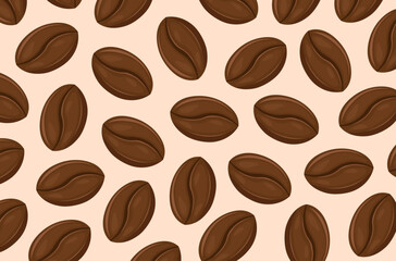 Coffee beans background.