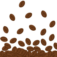 Coffee beans background.