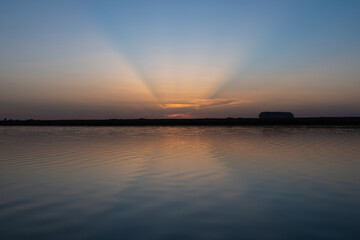 Atardecer en el oasis de Siwa, Egipto