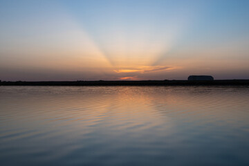 Atardecer en el oasis de Siwa, Egipto