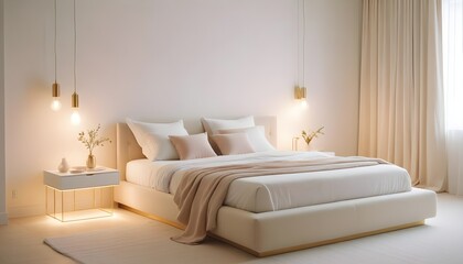Photo interior modern design room 3d illustration