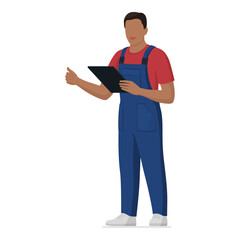 Professional technician giving a thumbs up
