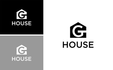 House letter G logo company. contractor home logo vector.real estate financial business agent broker mortgage  design.realtor home lender housing renovation template.capital home succes logo vector 