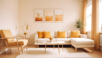 Photo interior modern design room 3d illustration