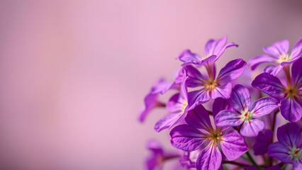 Fototapeta premium Vibrant Purple Phlox Blooms High Resolution Image 