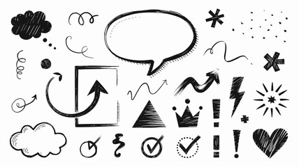 Bubble, square, circle, heart, arrow, doodle, hand drawn doodle, chalk doodle, hand drawn, illustrations, lines, brushes, grunges, svg, silhouette, circles, frames, borders, header, silhouette frames,