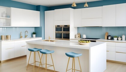 Photo interior modern design room 3d illustration
