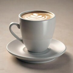 Blank white ceramic coffee cup or mug mockup