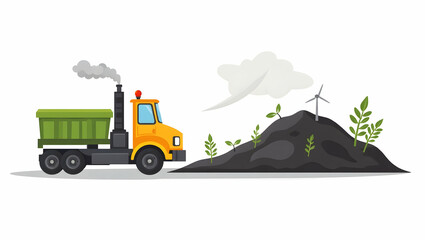 Flat Facilitate coal industry transformation through streamlined extraction methods carbon capture solutions and balanced policies meeting energy needs while mitigating environmental impacts. in  Simp