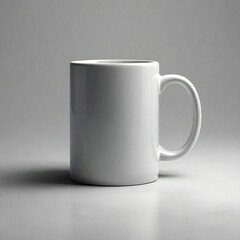 Blank white ceramic coffee cup or mug mockup